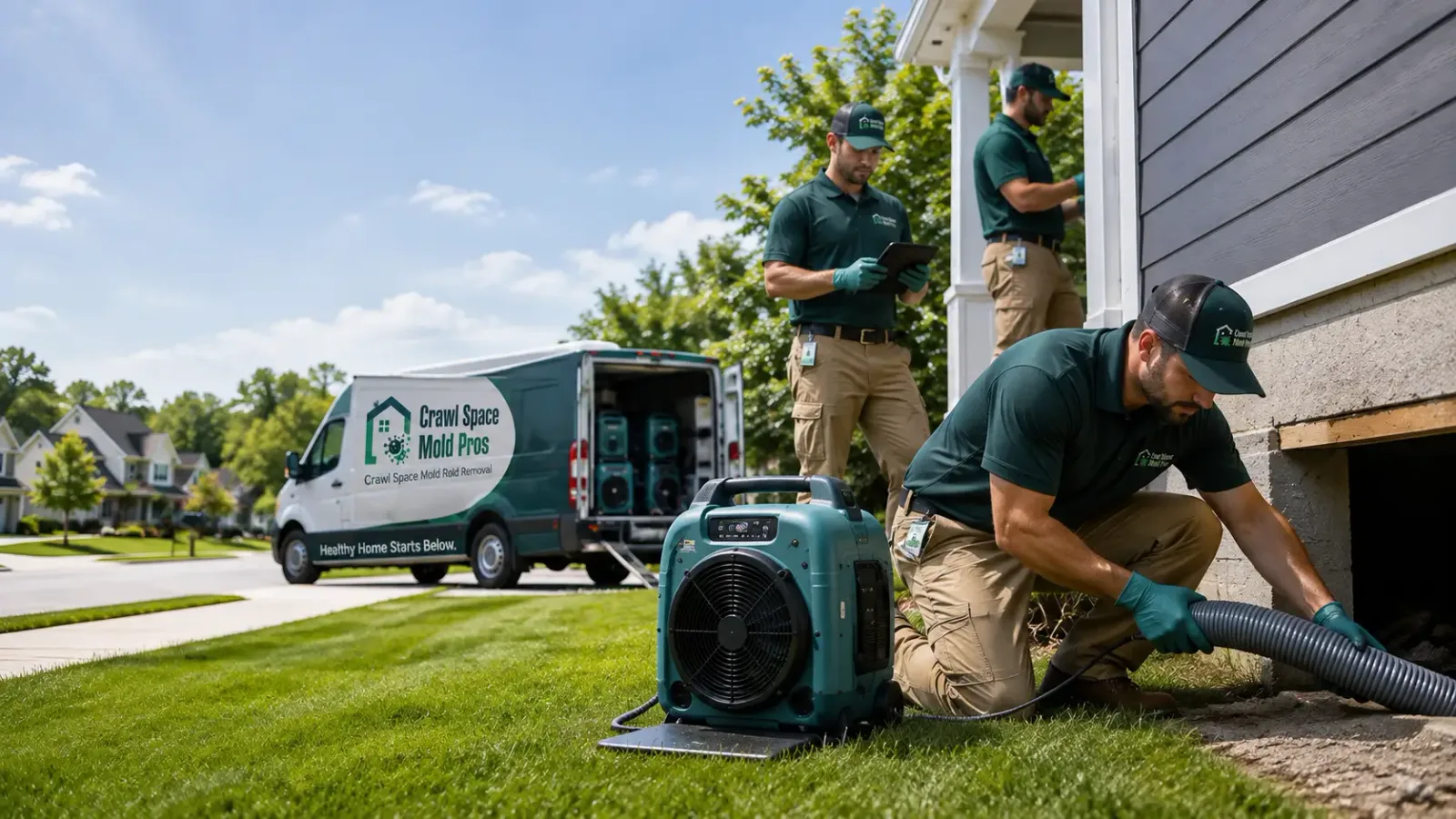 Crawl Space Mold Removal in Denbo, PA